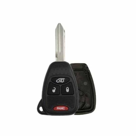 Keyless Factory UHShell: RUGGED 4 BUTTON REMOTE HEAD KEY SHELL FOR CHRYSLER JEEP DODGE OHT692427AA - RHS-CHY-083